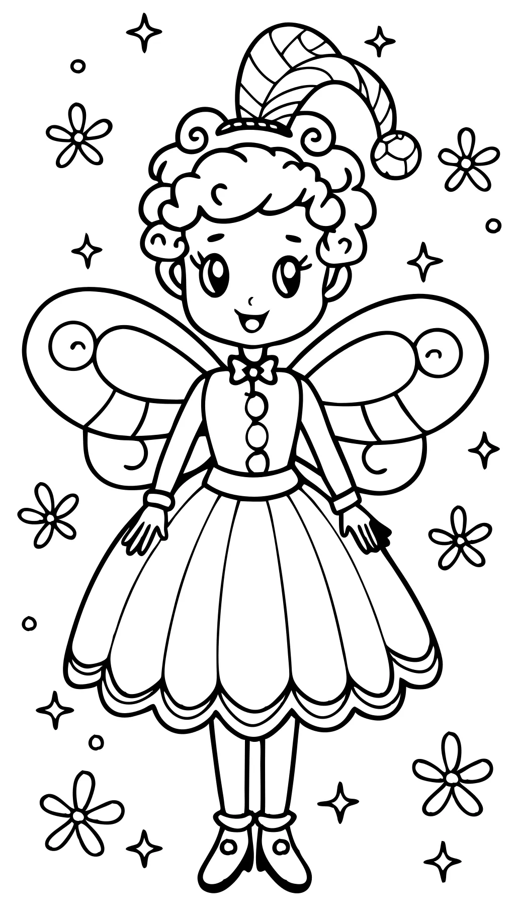 sugar plum fairy coloring page